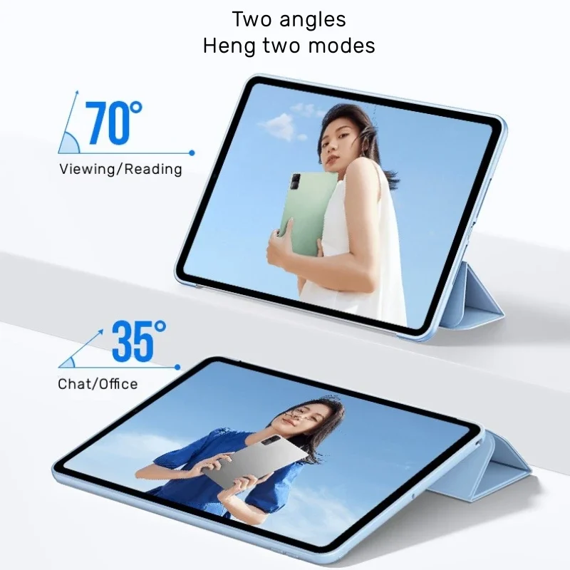 Couro Tri-dobrável Capa Magnética Case Sat para Xiaomi Pad mi Pad Pro 11 2023 pu - Imagem 3