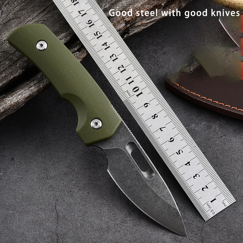 Japaknives Jagdmesser Outdoor 2 In 1 Doppelmesser D2 Stahl Survival Messer Japanisches Tanto