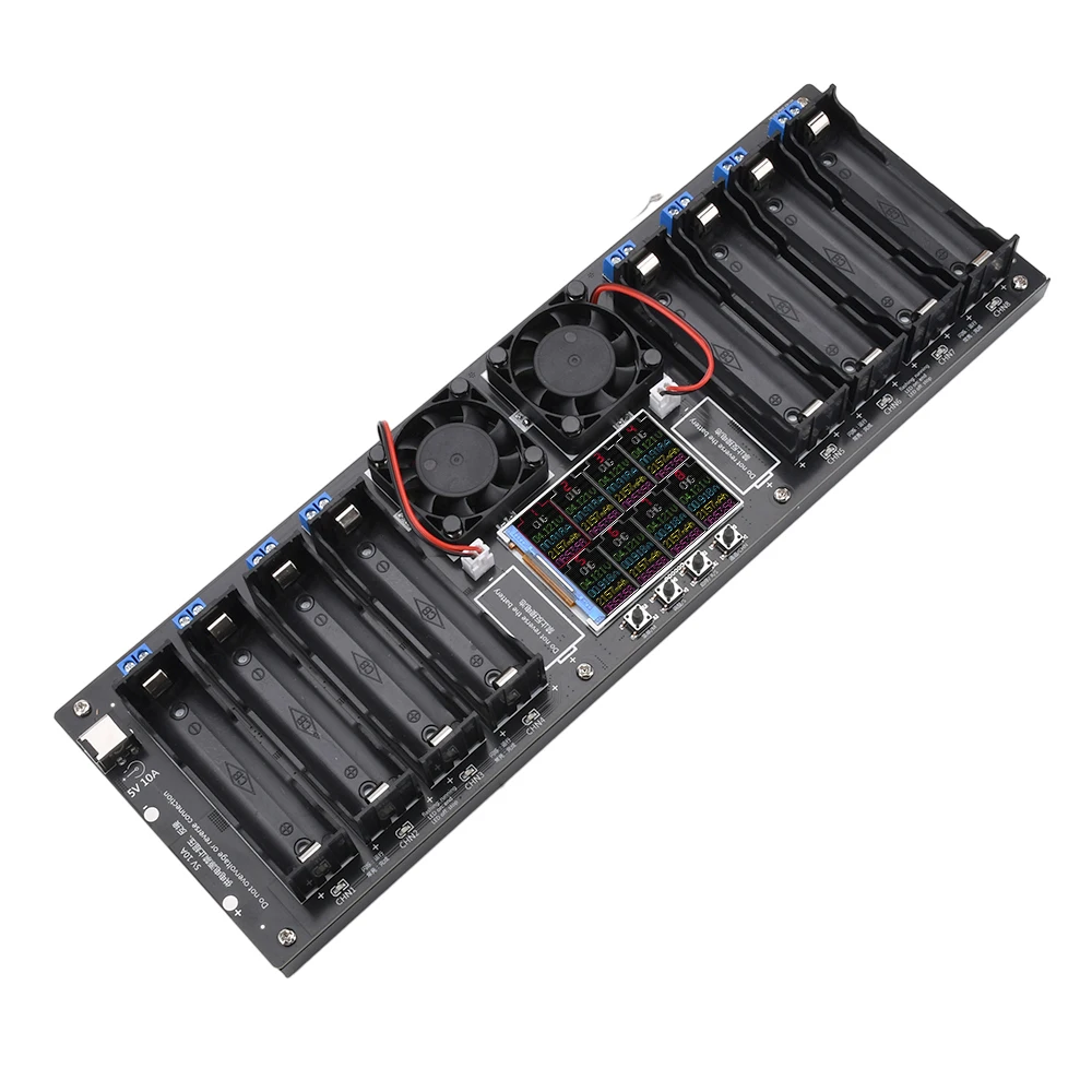 18650 Lithium Battery Capacity Tester Module 8 Channel Battery Tester Type-C MAh MWh Digital Battery Power Detector Module 3
