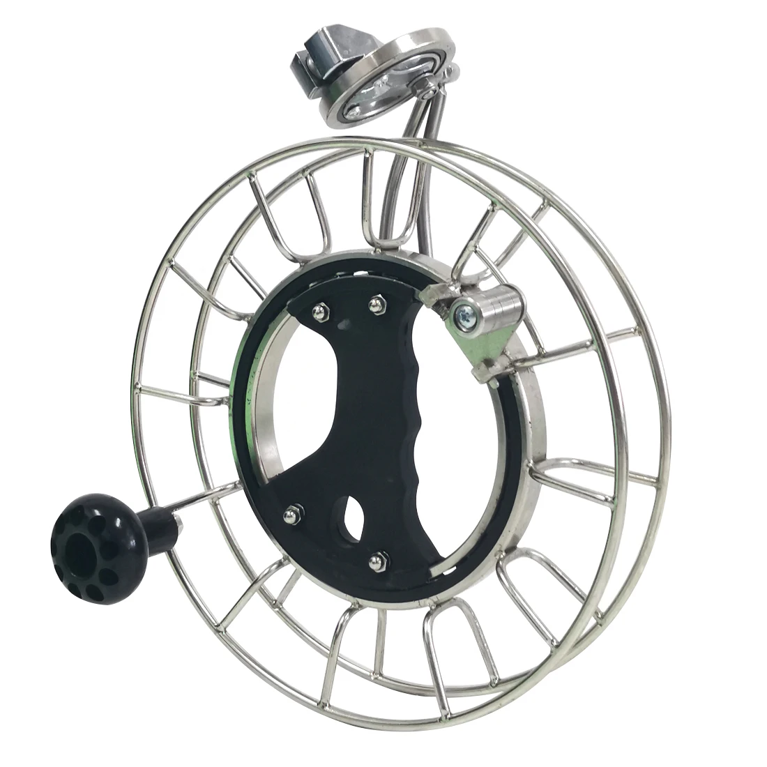 9KM Silent Bearing Kite Reel Winder 24cm 26cm Adult Outdoor Lockable Kite Handle Flying Sports Tools Stainless Steel 3