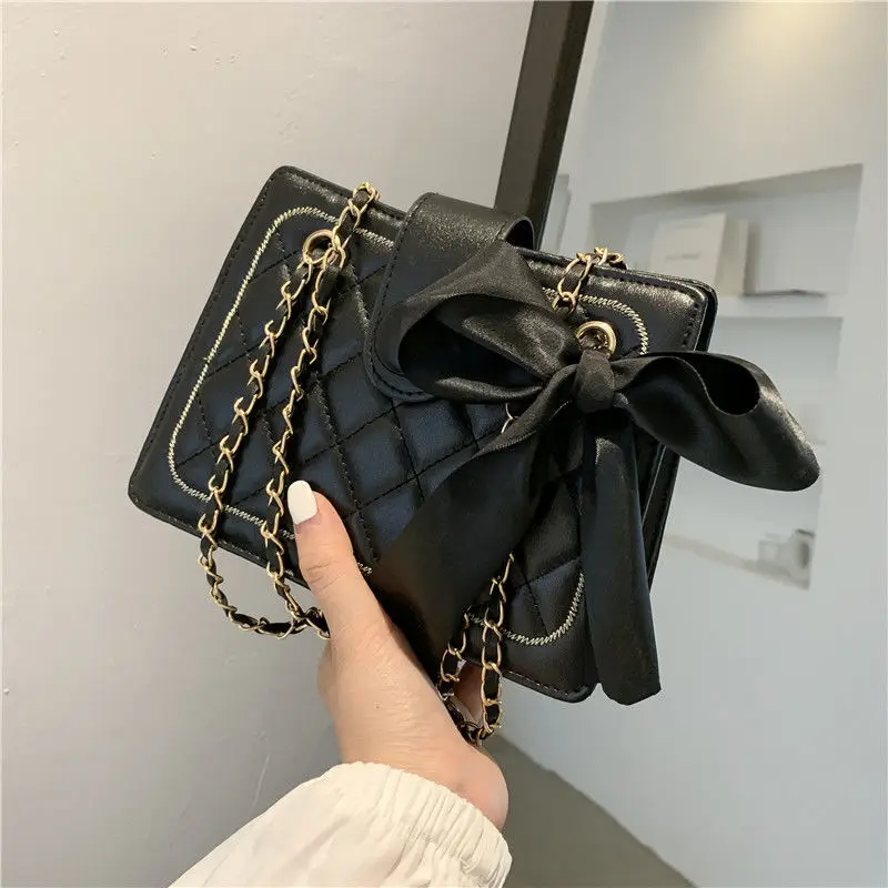 Túi YSL Niki Baby Chain Bag In đen da cừu 21cm best quality