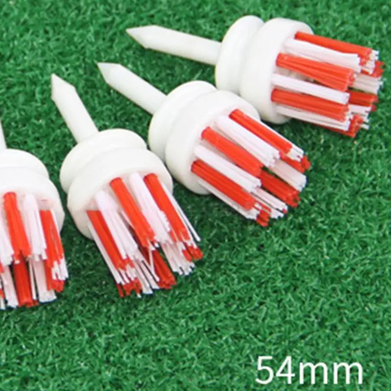 Plastic Golf Tees Brush Unbreakable Tee 54/70/83mm Golfing Tees Plastic Long Ball Base Low Friction Golf Practice Kit