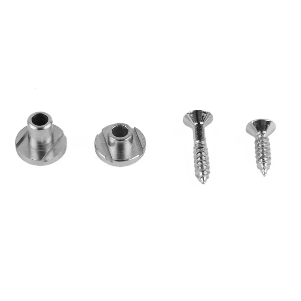 Guides De Cordes De Guitare Alnicov - Style Vintage Chrome - Lot De 2 Pour Strat/Squier
