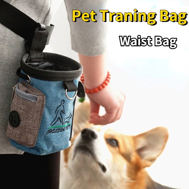 Pet Dog Training Waist Bag Portable Outdoor Pet Training Special Snack Bag Dog Food 1pcs Treat Detachable