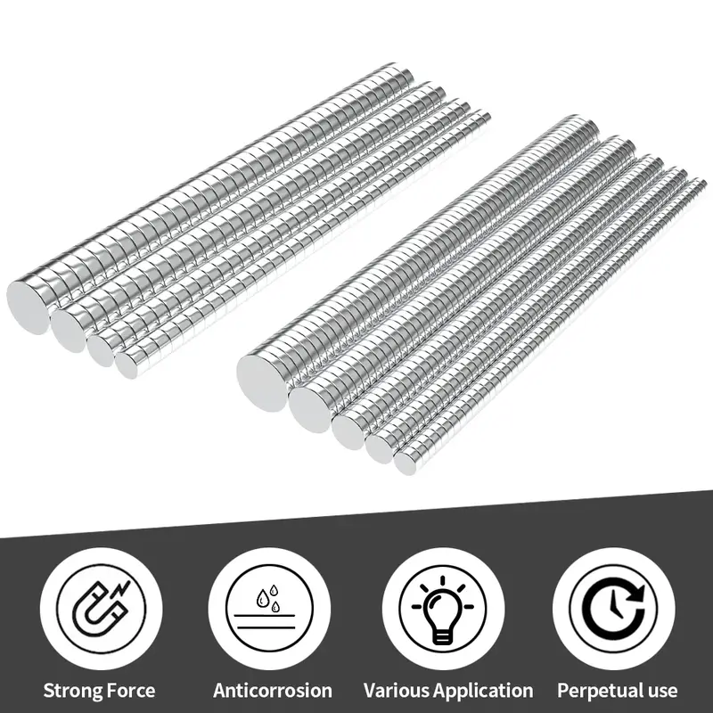 4x2 5x2 6x2 6x3 10x2 10x3mm N35 Super Strong Neodymium Magnet Round NdfeB Powerful Permanent Magnetic imanes Refrigerator Magnet - Image 4