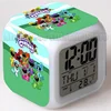 Smiling Critter Alram Clock Catnap LED Change Color Multi-Function Bedroom Kids Glowing Electronic Clock for Children Gift 4