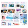 Blackview Tab 80 Kids Tablet,10.1" HD Display 4G WIFI Tablets,4GB+64GB Octa-core T606, 7680mAh Android 14 for Children Education 2