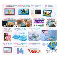 Blackview Tab 80 Kids Tablet,10.1" HD Display 4G WIFI Tablets,4GB+64GB Octa-core T606, 7680mAh Android 14 for Children Education 2