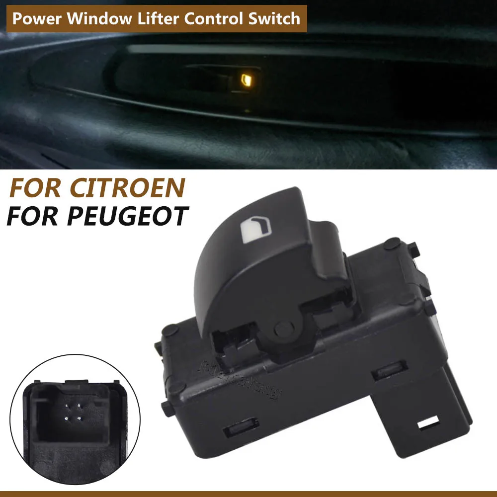 For Peugeot 207 Partner Tepee Citroen Berlingo C3 Picasso Power Master Window Control Switch 6490.HQ 6554.HJ.QL