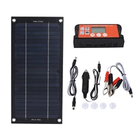 Kit de panneaux solaires portables 600W, silicium monocristallin, contrôleur de Charge 100A, Kit de panneaux solaires, outils de Charge de bateau de voiture 1