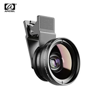 APEXEL 2 in 1 HD Camera Lens 0.45x Super Wide Angle&12.5x Macro Mobile Lens Phone Lens For iPhone 11 Xiaomi Samsung