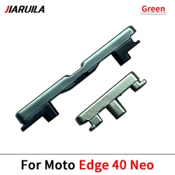 Enhanced Power and Volume Side Button Replacement - Premium Quality, Durable Side Key Replacement Parts (Edge 40 Neo Green)