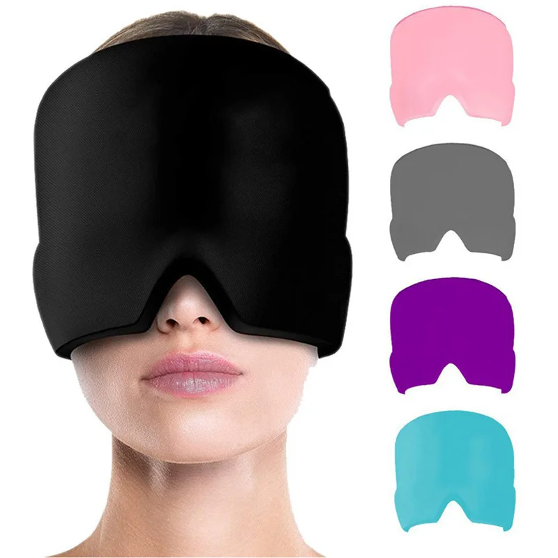 Gel Cold Hot Head Ice Cap Head Wrap Face Mask Massage Sleep Eye Mask Health Care Tool head ice cap