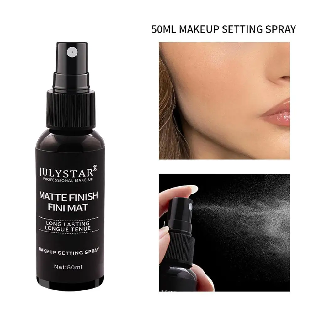 

Julystar 50ml Portable Makeup Mist Moisturizing Women Makeup Setting Spray Hydrating Setting Spray For Setting & Reviving M A9H0