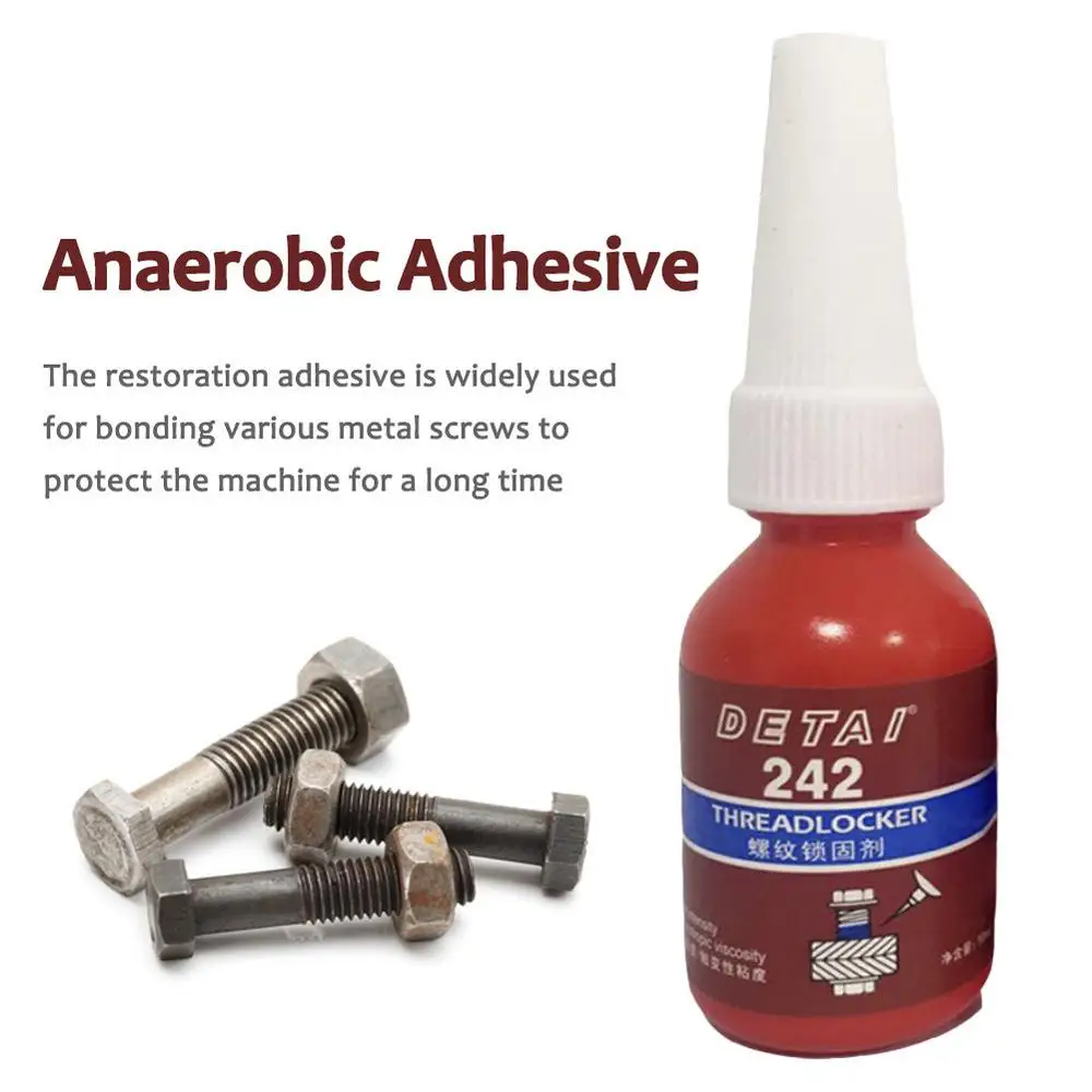 Description Picture 3 of item1 Bottle 10ml Anti-pressure Blue 242 Glue Anaerobic Screw Lock Adhesive Wire Sealing Anti-corrosion Thread Anaerobic Glue