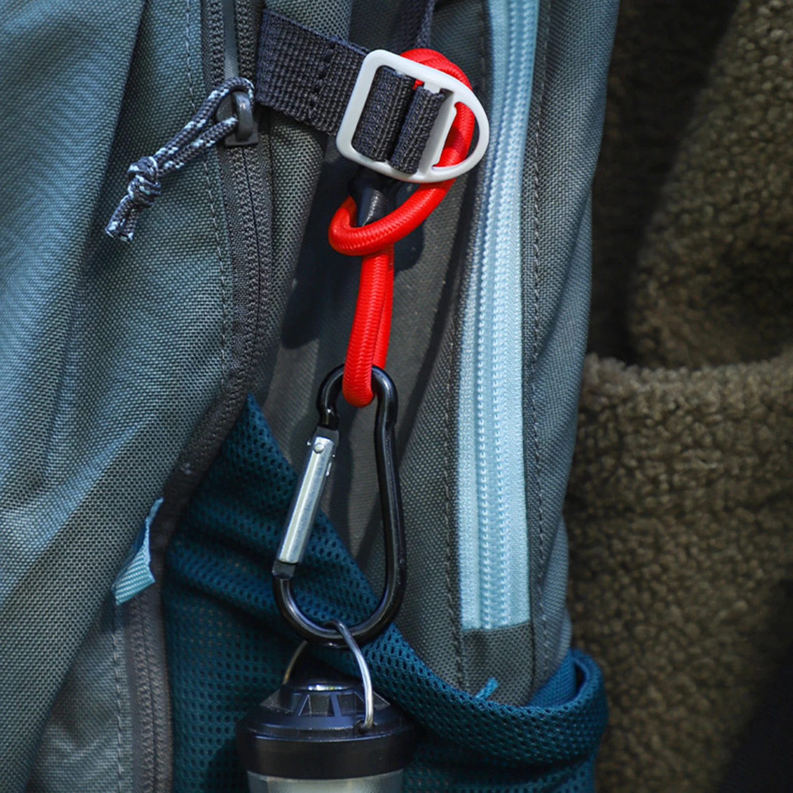 Heavy Alloy Camping Tent Buckle Ground Nail Tent Accessories Bungee Cord Buckle for Big Chain Connecting