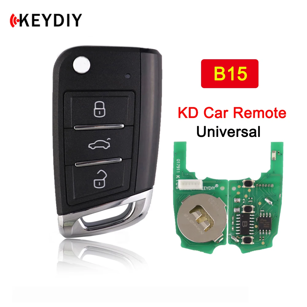 KEYDIY B15 Universal Remote Control 3 Buttons Car Key For KD-X2 KD900 URG200 KD-X2 B Series Remote DS Style For KD MINI KD900+
