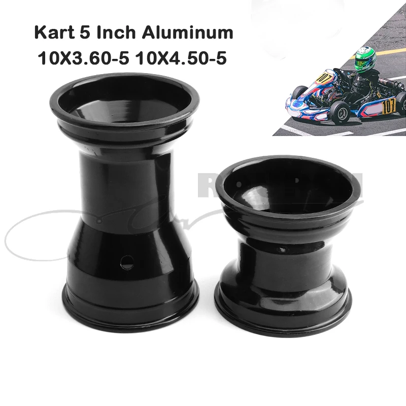 10x3.60-5 10x4.50-5 Tires for GO KART 5 inch Front and Rear Wheels Aluminum Alloy Rims Use 3 4 Drift Car motorcycle wheel rims