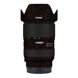 Premium Camera Lens Sticker Wrap Protector Film Decal Skin - Sony Mount (37 Volcanic Lava)