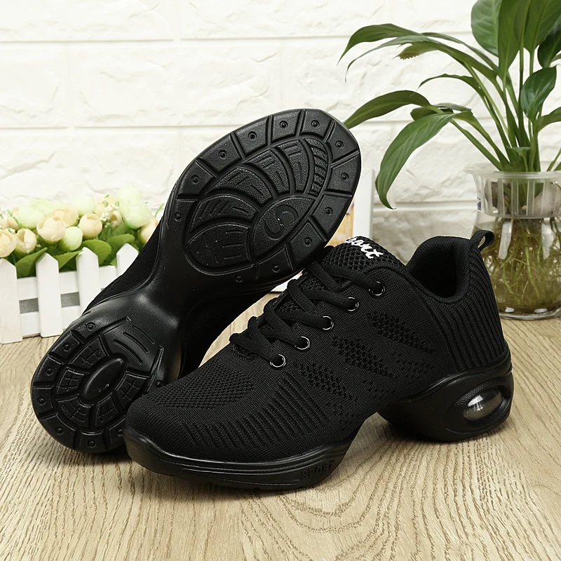 

Women's Jazz Shoes Dance Sneakers for Women Air Cushion Lady Split Sole Athletic Walking Dance Shoes Platform Wedge Sneakers