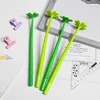 24 Pcs Creative Four-leaf Clover Flowers Artificial Flowers Neutral Pen Cute Small Fresh Lucky Flower Student Stationery 1