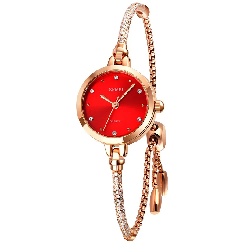 Fashion Luxury Bracelet Band Women Quartz Watch Rhinestone Stylish Waterproof Ladies Wrist Watches Girls Gift
