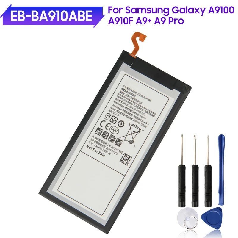 

Оригинальная аккумуляторная батарея для телефона SAMSUNG GALAXY SMA9100 A9100 2016 EB-BA910ABE A9 + A9Pro A9 Pro A910F 5000 мач, оригинальная батарея