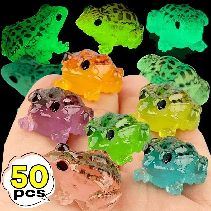 Kawaii Mini Cartoon Frogs Figurines Miniatures Cute Frog