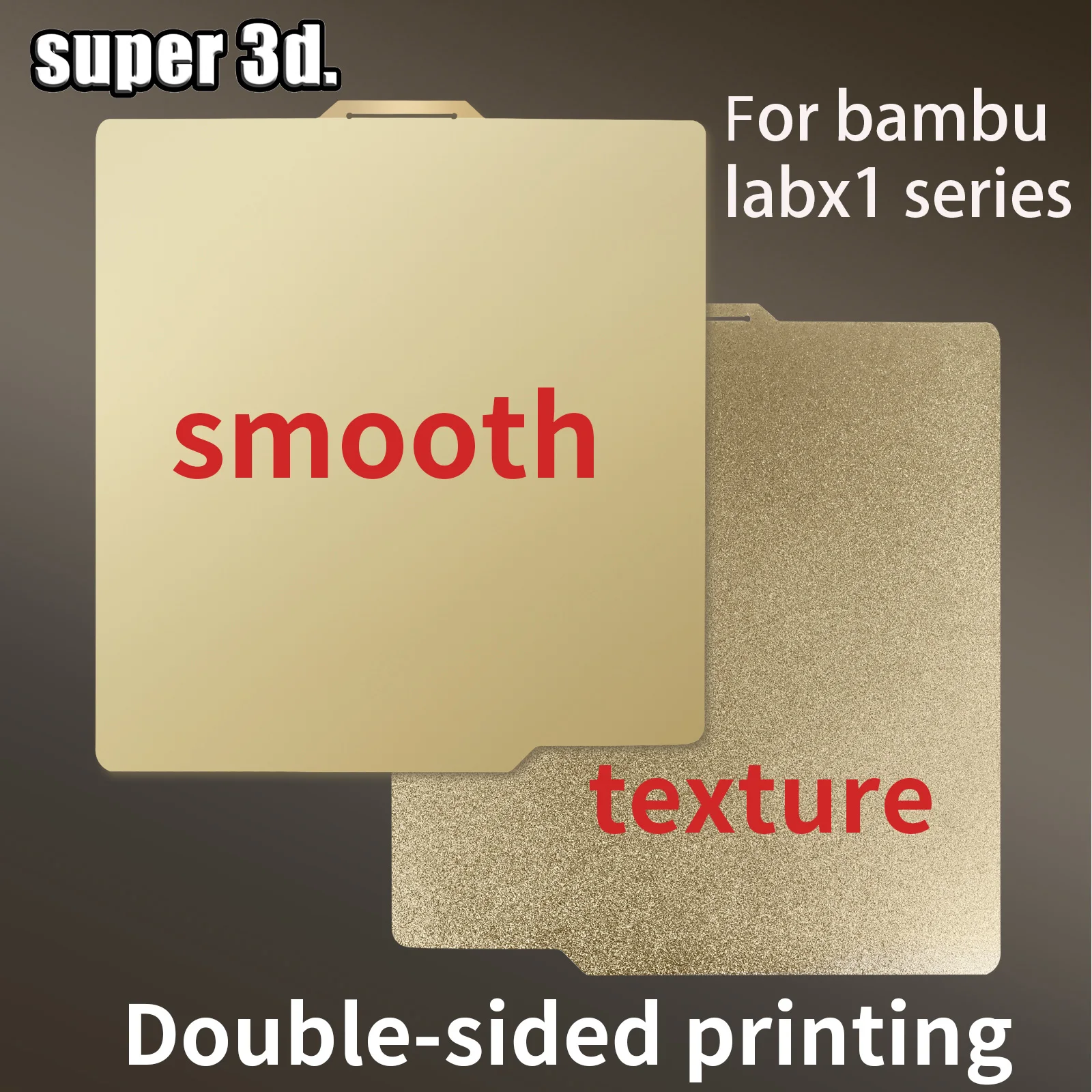 

Smooth PEO PET for Bambu Lab X1/P1P Sheet pei Double Sided Build Plate Flexible Spring Steel Sheet 257x257mm for bambu X1C Plate