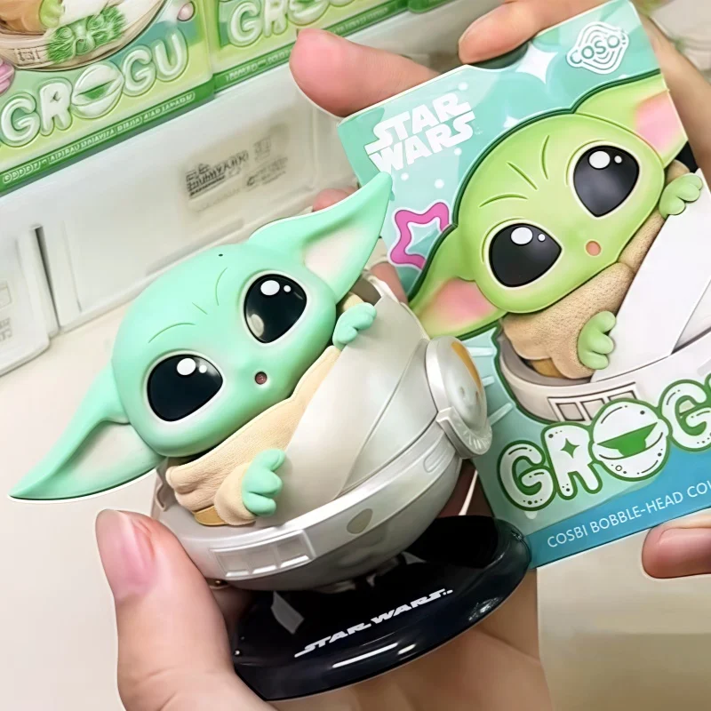 In Stock Hot Toys Ht Cosbi Star Wars Grogu Series Blind Box Yoda Baby Doll Mini Doll Action Figure Kawaii Ornament Toy Gift - 4