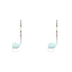 LED Fishing Bite Indicator with Sound Alert - Electronic Night Fishing Accessory (Surround 2PCS)