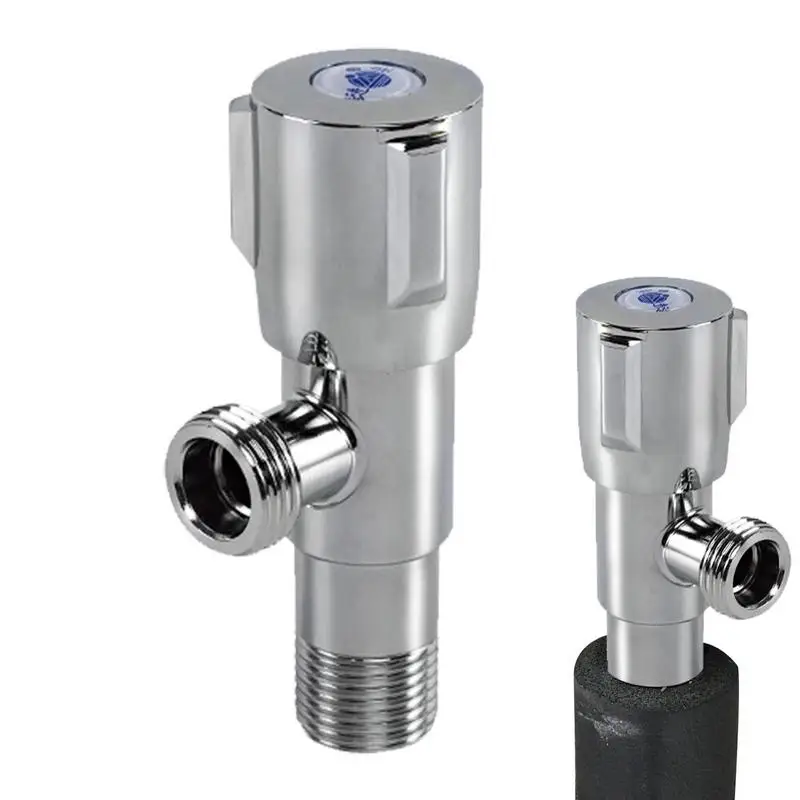 

3 Way Tee Connector Stainless Steel 1/2inch 3-Way Connector Tee Adapter To Control Water Volume For Toilet Showerheads Bathtubs