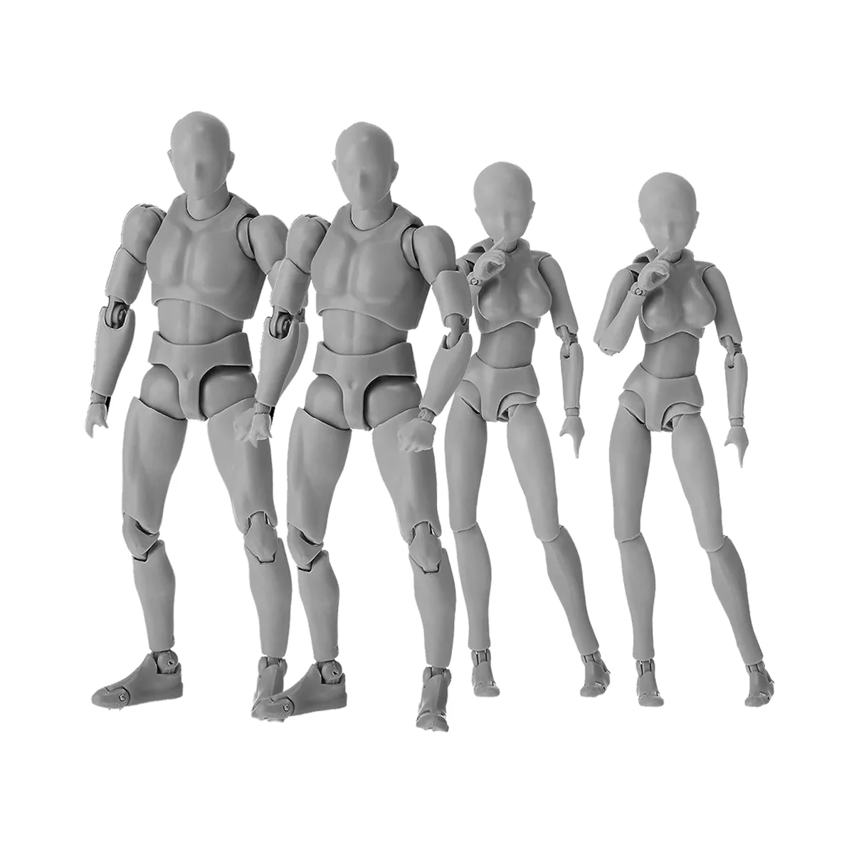 

4 Sets Drawing Body Artists PVC Figure Model Drawing Models Drawing Mannequin Figure