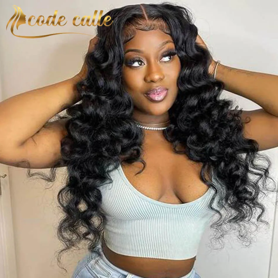 Loose Deep Wave Frontal Wig Remy Brazilian Human Hair Wig Sale Hd