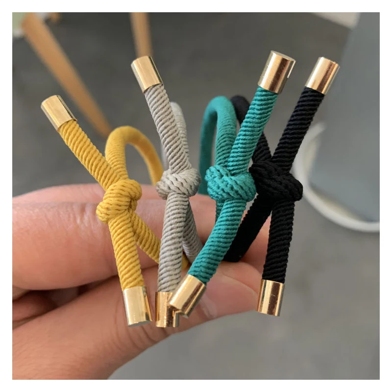 100 Pcs Candy Color Hair Bands for Girls