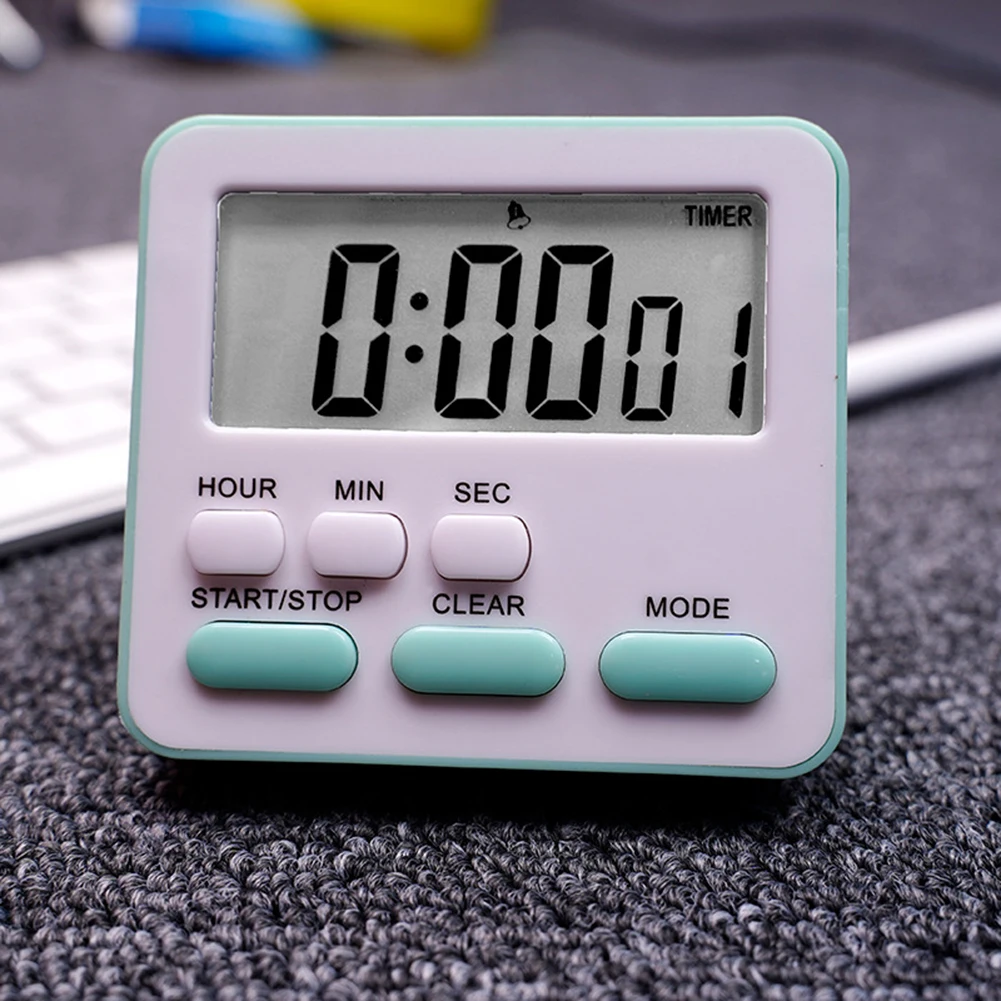 

Kitchen Cooking Timer Durable Magnetic Countdown Stopwatch With Clear Screen Fitness Countdown Alarm Clock Gadget Kitchen Tools