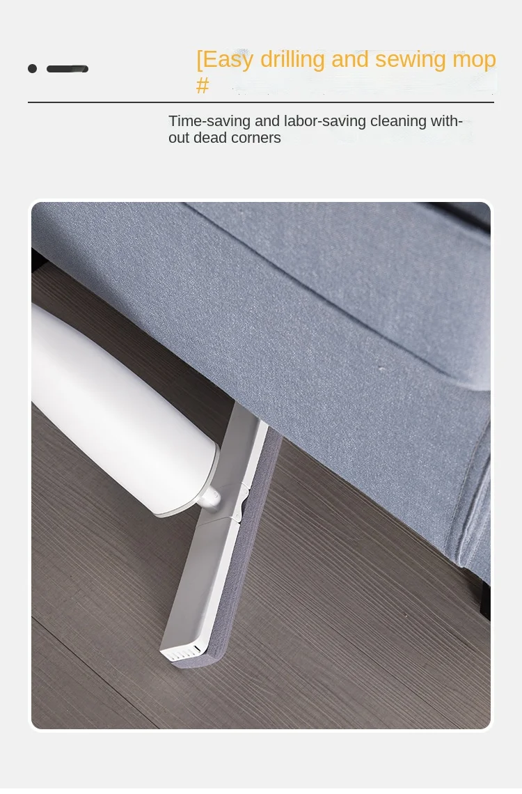 Sponge Mop Hand Wash Free Household Absorbent Rubber Cotton Mop Toilet Folding Squeeze Water With Its Own Cleaning Solution Mop