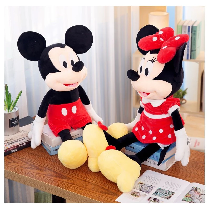 ミッキーマウスとミニーマウスのぬいぐるみ ミッキーとミニーマウスのぬいぐるみ,子供向け,カワイイ