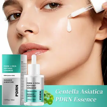 30ml Korean PDRN + CICA Ceramide Essence, Salmon DNA & Peptide Serum for Sensitive Skin, Moisturizing & Repairing