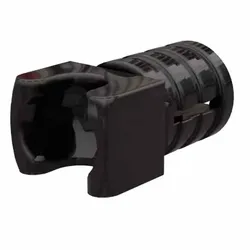 Enhanced Axle Hinge Cylinder Building Block Set - 30 Pieces (Black)