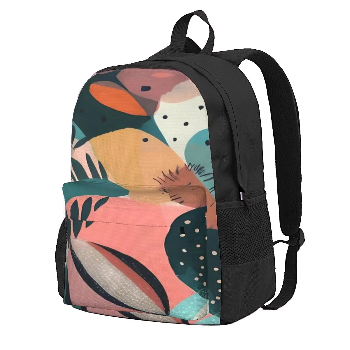 

New Fashion Backpack Floral Printing Leisure Trekking Backpacks Girl Custom Breathable School Bags Kawaii Rucksack