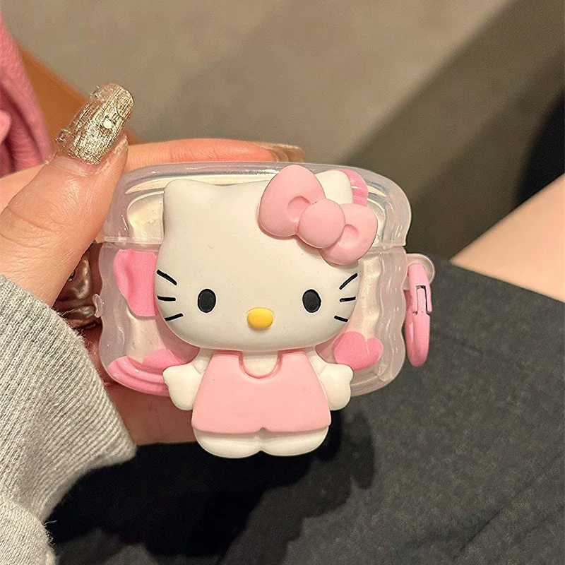 3D Hellos Kitties Per Airpods 1 2 Custodia Airpods 3 Custodia Airpods Pro 2 Custodia Iphone Accessori Per Auricolari Cover Air Pod