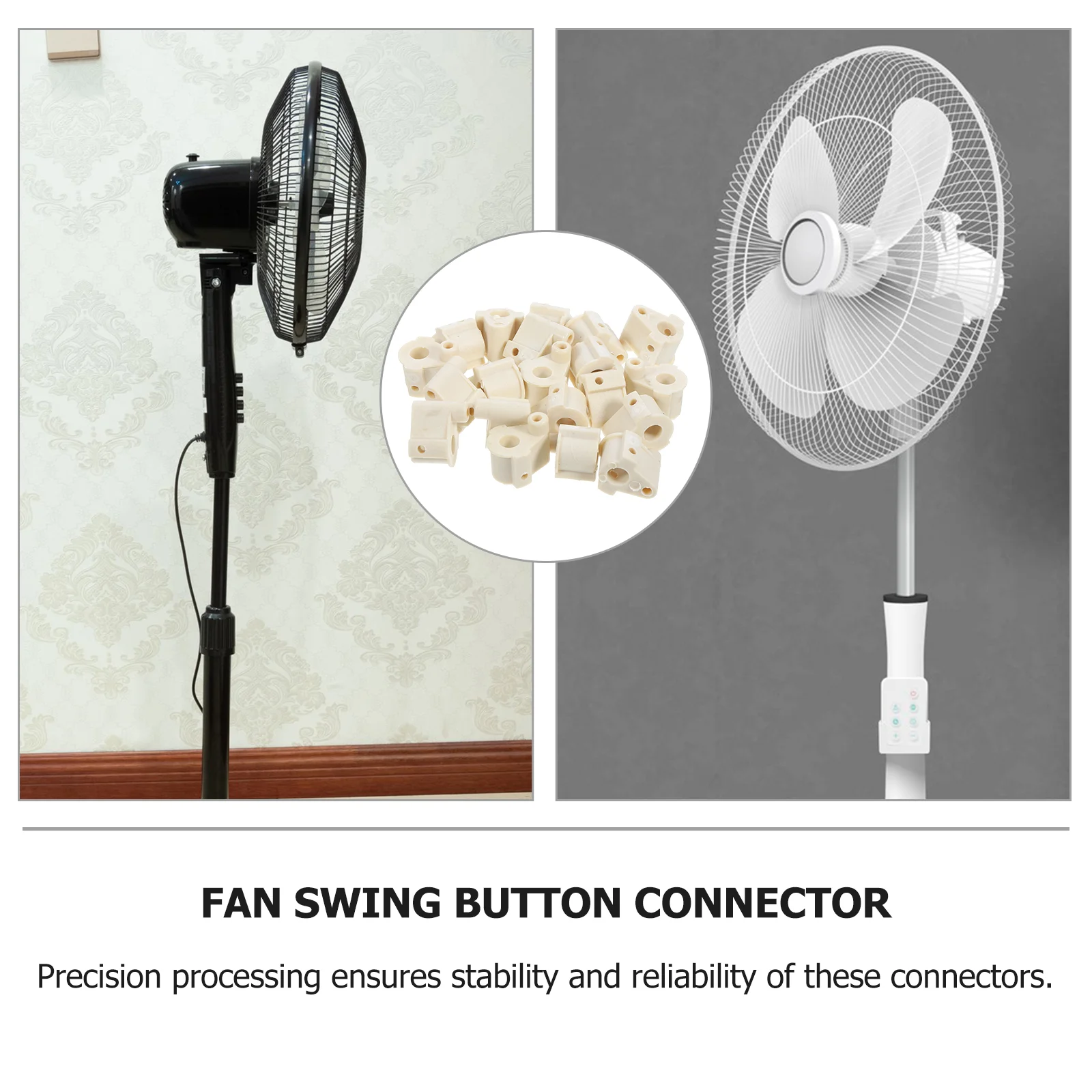 20 Pcs Motor Connector Buttons Electric Fan Swing Shaft Connection Accessory Knob