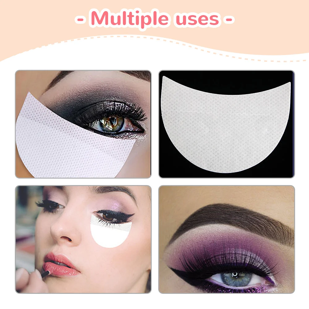 Makeup Tools Eyeliner Shield Eyeshadow Shields Protector Disposable Pads Lint Free Patch False Eyelash Extension 10/50/100PCS