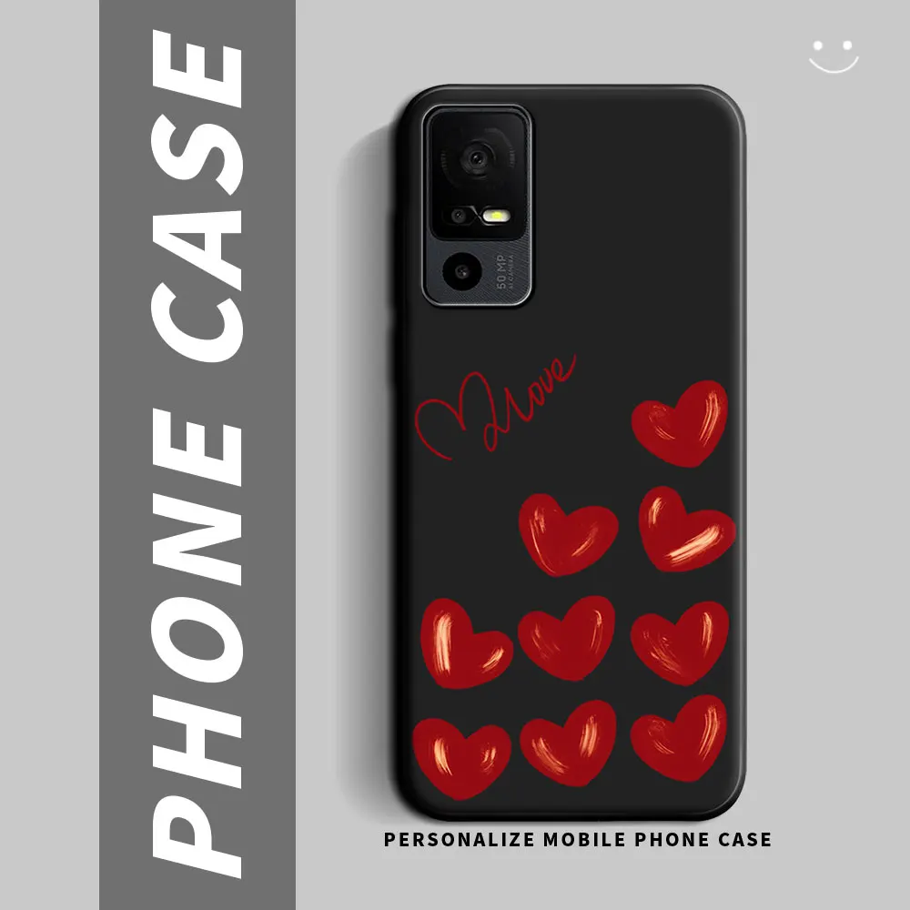 Shockproof Silicone Soft TPU Phone Case - Fashionable Back Cover