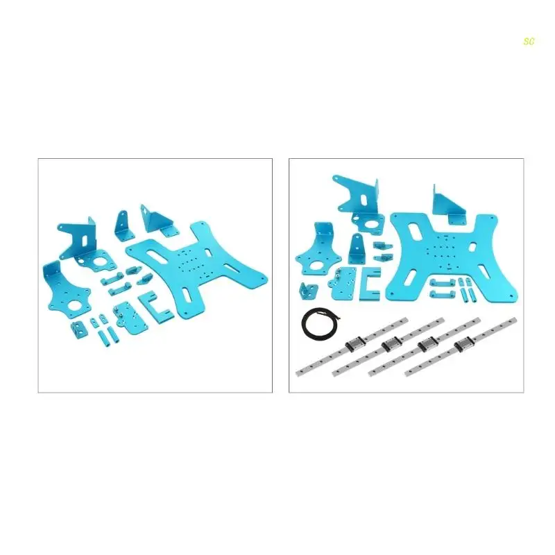 

3D Printer Updated Aluminum BLV Upgraded Kit for Ender 3 Pro X Carriage Plate .