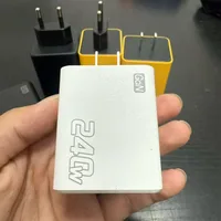 240W 8-Port GaN Charger 4 PD Type-C 4 USB Fast Charging Phone Charger Multi-Device Power Adapter For Phones EU/US/UK Plug 1