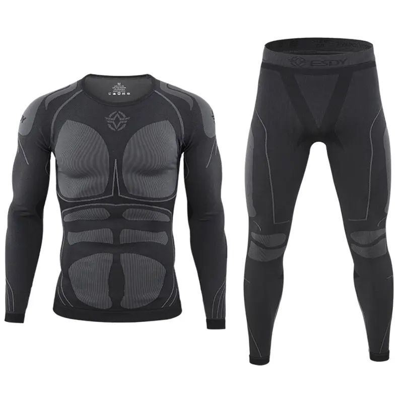 Ternos térmicos para homens, compressão Sportswear, secagem rápida, roupas respiráveis, Fitness Running Fatos de treino, ciclismo ao ar livre, esporte