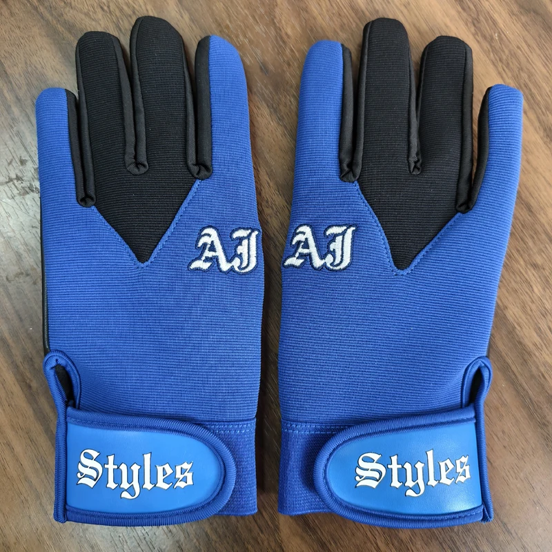 AJ Styles グローブ【希少】 Aj Styles Wwe Replica Gloves Red Blue Handwear Phenomenal One | eBay