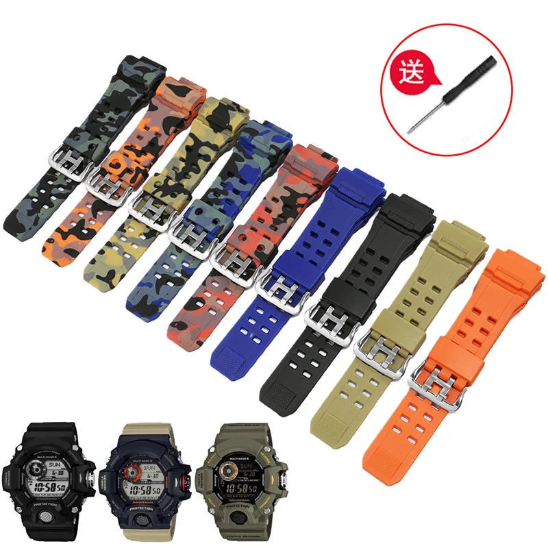 

Силиконовый ремешок для часов, сменный ремешок для часов, модель G-SHOCK GW9300 с выпуклым интерфейсом, резиновый ремешок для часов